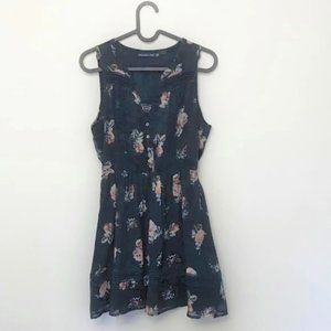 Abercrombie Navy Blue Floral Dress